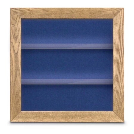 United Visual Products Outdoor Enclosed Combo Board, 42"x32", Gold Frame/Black Porc & Black UVCB4232ODG-BLKPORC-BLACK